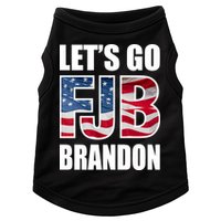 FJB Let's Go Brandon FJB Flag Image Apparel Doggie Tank