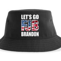 FJB Let's Go Brandon FJB Flag Image Apparel Sustainable Bucket Hat