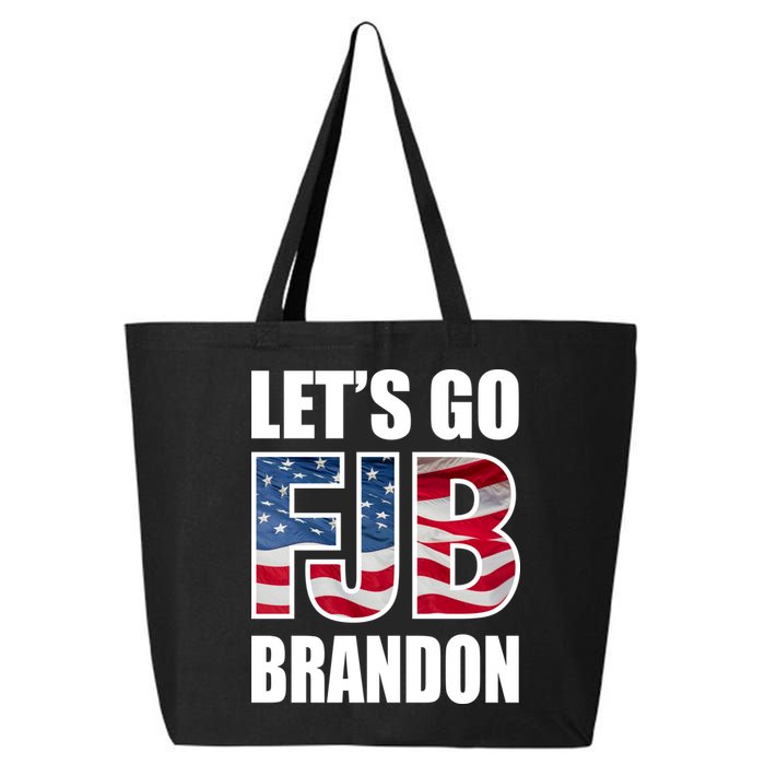 FJB Let's Go Brandon FJB Flag Image Apparel 25L Jumbo Tote