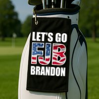 FJB Let's Go Brandon FJB Flag Image Apparel Golf Towel