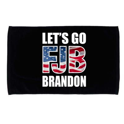 FJB Let's Go Brandon FJB Flag Image Apparel Microfiber Hand Towel