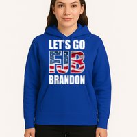 FJB Let's Go Brandon FJB Flag Image Apparel Hoodie