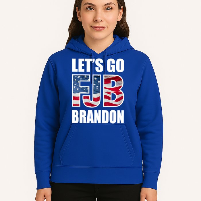 FJB Let's Go Brandon FJB Flag Image Apparel Hoodie