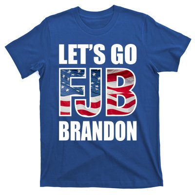 FJB Let's Go Brandon FJB Flag Image Apparel T-Shirt