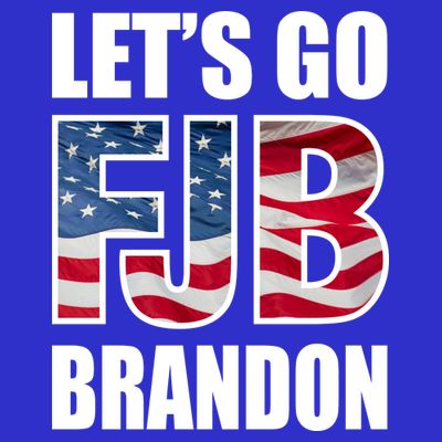 FJB Let's Go Brandon FJB Flag Image Apparel T-Shirt