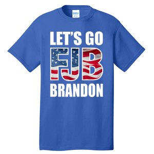 FJB Let's Go Brandon FJB Flag Image Apparel Tall T-Shirt