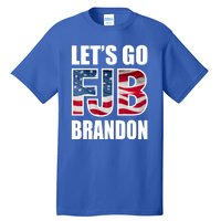 FJB Let's Go Brandon FJB Flag Image Apparel Tall T-Shirt