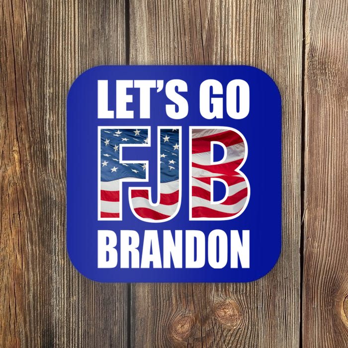 FJB Let's Go Brandon FJB Flag Image Apparel Coaster