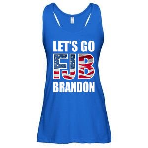 FJB Let's Go Brandon FJB Flag Image Apparel Ladies Essential Flowy Tank