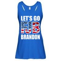 FJB Let's Go Brandon FJB Flag Image Apparel Ladies Essential Flowy Tank