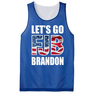 FJB Let's Go Brandon FJB Flag Image Apparel Mesh Reversible Basketball Jersey Tank