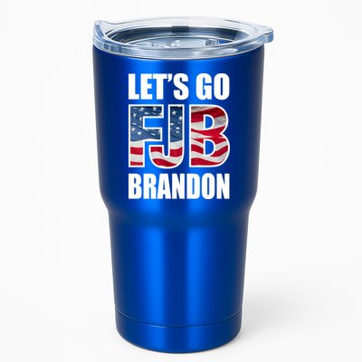 FJB Let's Go Brandon FJB Flag Image Apparel Tumbler