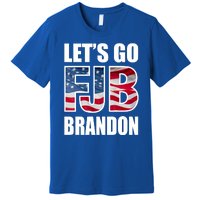 FJB Let's Go Brandon FJB Flag Image Apparel Premium T-Shirt