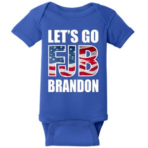 FJB Let's Go Brandon FJB Flag Image Apparel Baby Bodysuit