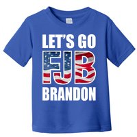 FJB Let's Go Brandon FJB Flag Image Apparel Toddler T-Shirt