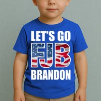 FJB Let's Go Brandon FJB Flag Image Apparel Toddler T-Shirt