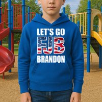 FJB Let's Go Brandon FJB Flag Image Apparel Kids Hoodie