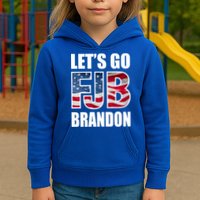 FJB Let's Go Brandon FJB Flag Image Apparel Kids Hoodie