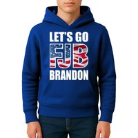 FJB Let's Go Brandon FJB Flag Image Apparel Kids Hoodie
