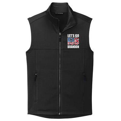 FJB Let's Go Brandon FJB Flag Image Apparel Collective Smooth Fleece Vest