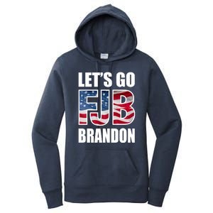 FJB Let's Go Brandon FJB Flag Image Apparel Women's Pullover Hoodie