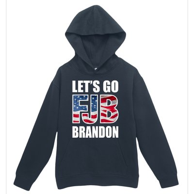 FJB Let's Go Brandon FJB Flag Image Apparel Urban Pullover Hoodie