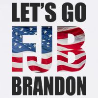 FJB Let's Go Brandon FJB Flag Image Apparel Garment-Dyed Sweatshirt
