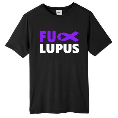 Fuck Lupus Gift Fu Lupus Awareness Meaningful Gift Tall Fusion ChromaSoft Performance T-Shirt