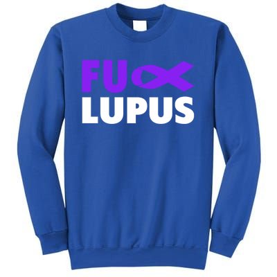 Fuck Lupus Gift Fu Lupus Awareness Meaningful Gift Sweatshirt