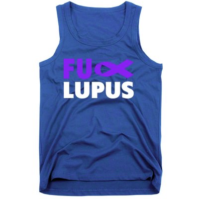 Fuck Lupus Gift Fu Lupus Awareness Meaningful Gift Tank Top