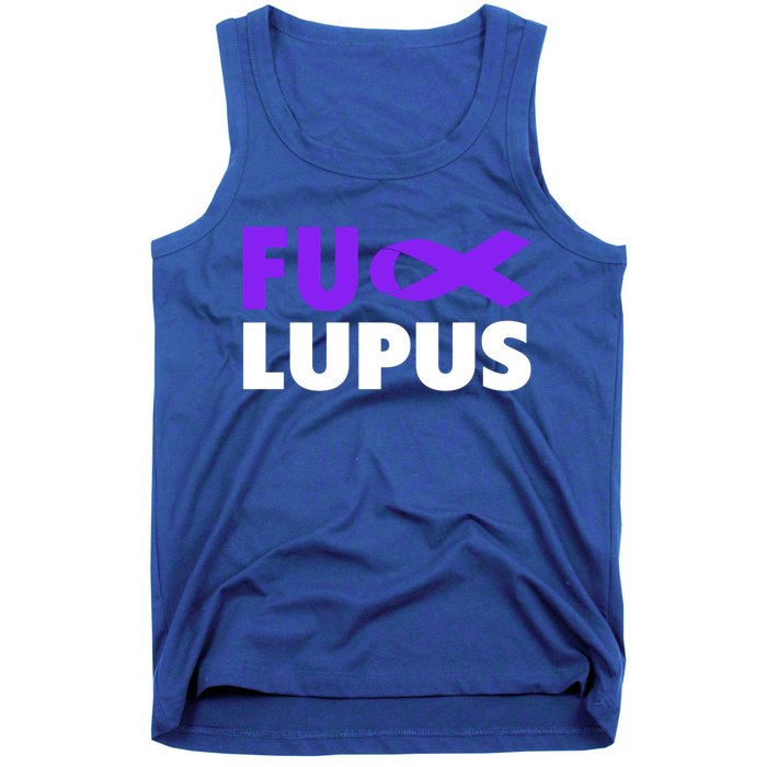 Fuck Lupus Gift Fu Lupus Awareness Meaningful Gift Tank Top