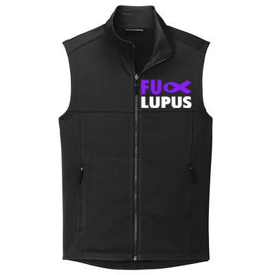 Fuck Lupus Gift Fu Lupus Awareness Meaningful Gift Collective Smooth Fleece Vest