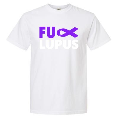 Fuck Lupus Gift Fu Lupus Awareness Meaningful Gift Garment-Dyed Heavyweight T-Shirt