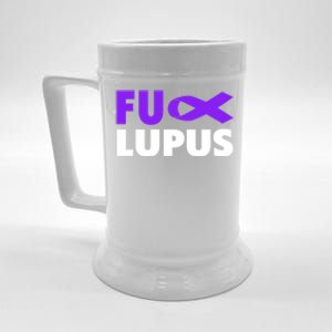 Fuck Lupus Gift Fu Lupus Awareness Meaningful Gift Beer Stein