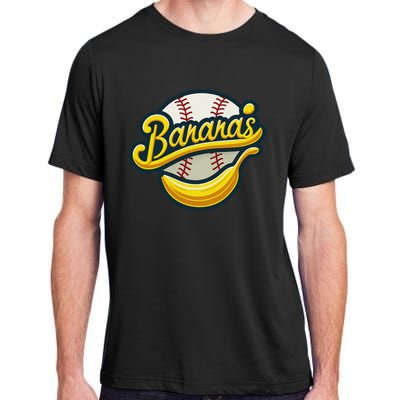 Funny LetS Go Bananas Adult ChromaSoft Performance T-Shirt