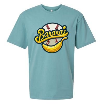 Funny LetS Go Bananas Sueded Cloud Jersey T-Shirt