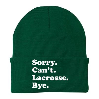 Funny Lacrosse Gift For Men Women Knit Cap Winter Beanie