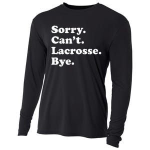 Funny Lacrosse Gift For Men Women Cooling Performance Long Sleeve Crew