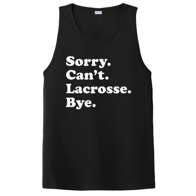 Funny Lacrosse Gift For Men Women PosiCharge Competitor Tank