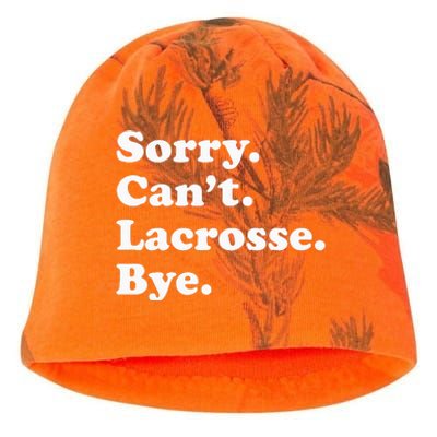 Funny Lacrosse Gift For Men Women Kati - Camo Knit Beanie