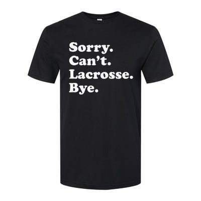 Funny Lacrosse Gift For Men Women Softstyle CVC T-Shirt