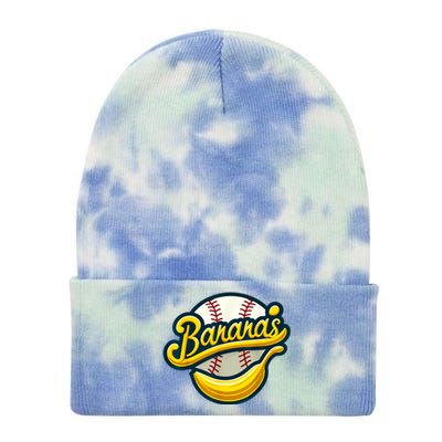 Funny LetS Go Bananas Tie Dye 12in Knit Beanie