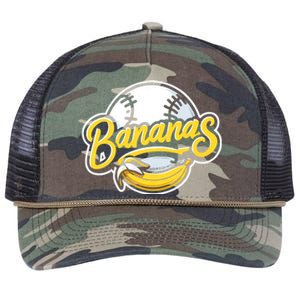 Funny LetS Go Bananas Retro Rope Trucker Hat Cap