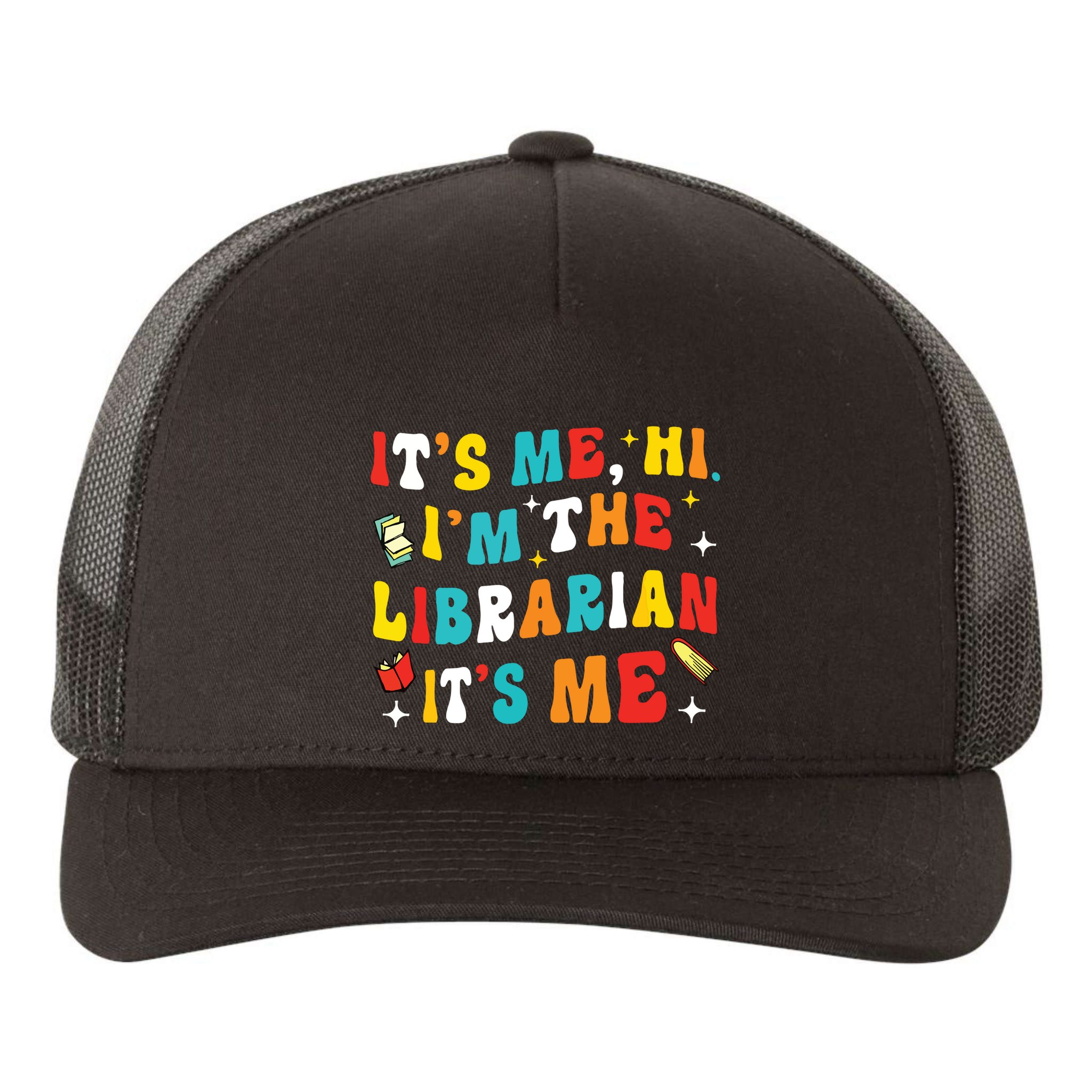 Funny Librarian Gifts Library Funny Librarian Yupoong Adult 5-Panel Trucker Hat