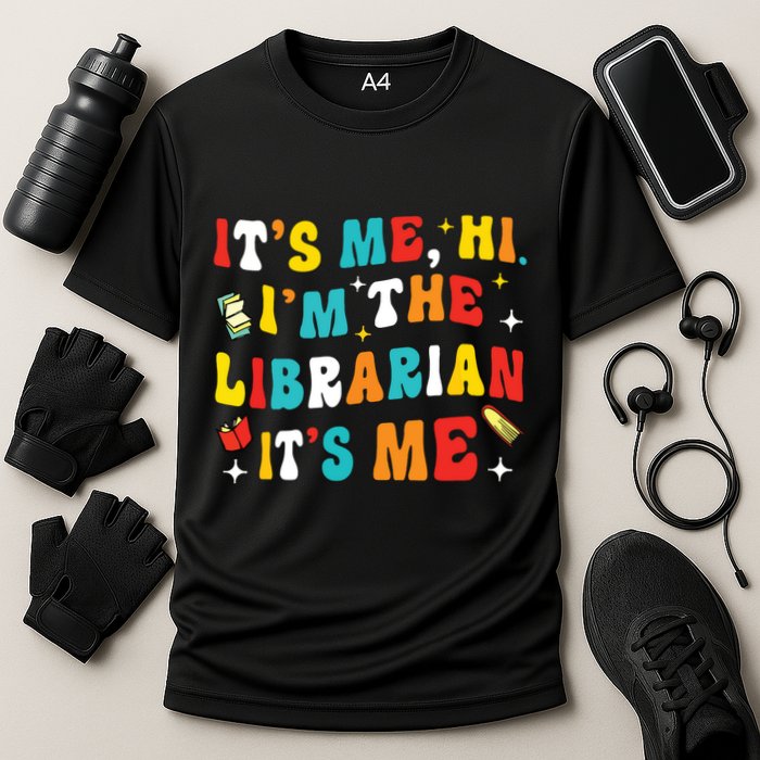 Funny Librarian Gifts Library Funny Librarian Cooling Performance Crew T-Shirt