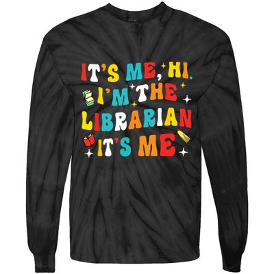 Funny Librarian Gifts Library Funny Librarian Tie-Dye Long Sleeve Shirt