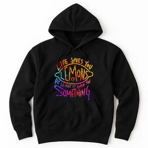 Funny Life Gives You Lemons Or At Least Gave You Something Hoodie