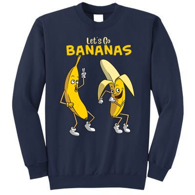 Funny Let's Go Bananas Gift Boy Girl Cute Fruit Dance Sweatshirt