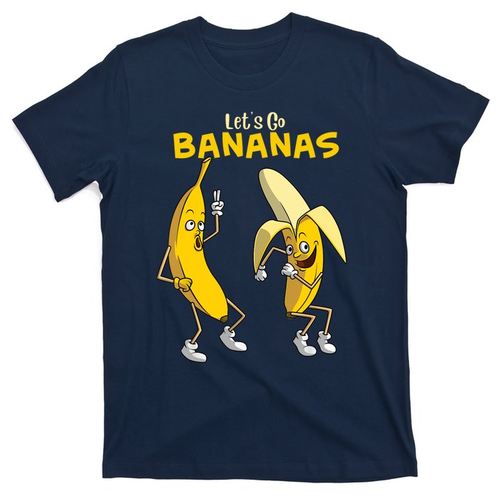 Funny Let's Go Bananas Gift Boy Girl Cute Fruit Dance T-Shirt