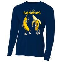 Funny Let's Go Bananas Gift Boy Girl Cute Fruit Dance Cooling Performance Long Sleeve Crew